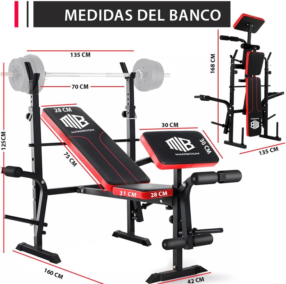 Banco de Musculacion Multifunción