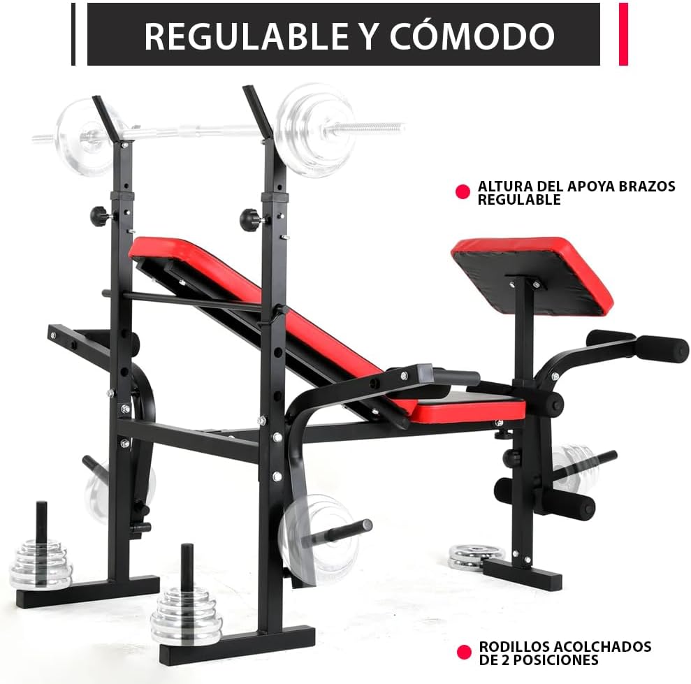 Banco de Musculacion Multifunción