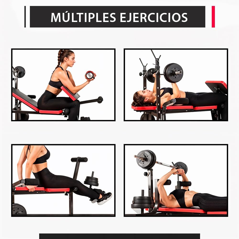 Banco de Musculacion Multifunción