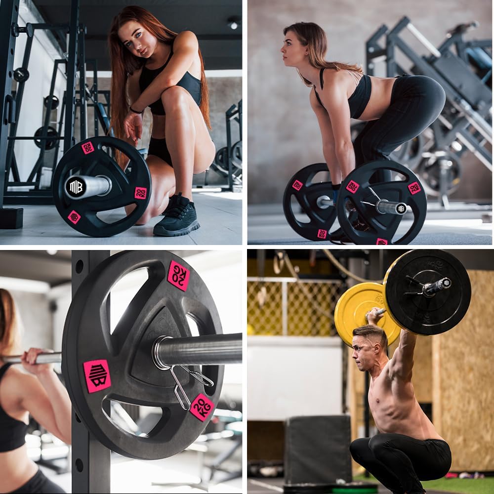 Barra OLIMPICA 20kg 220 cm para Discos y Pesas de Ø50mm-Maniboom