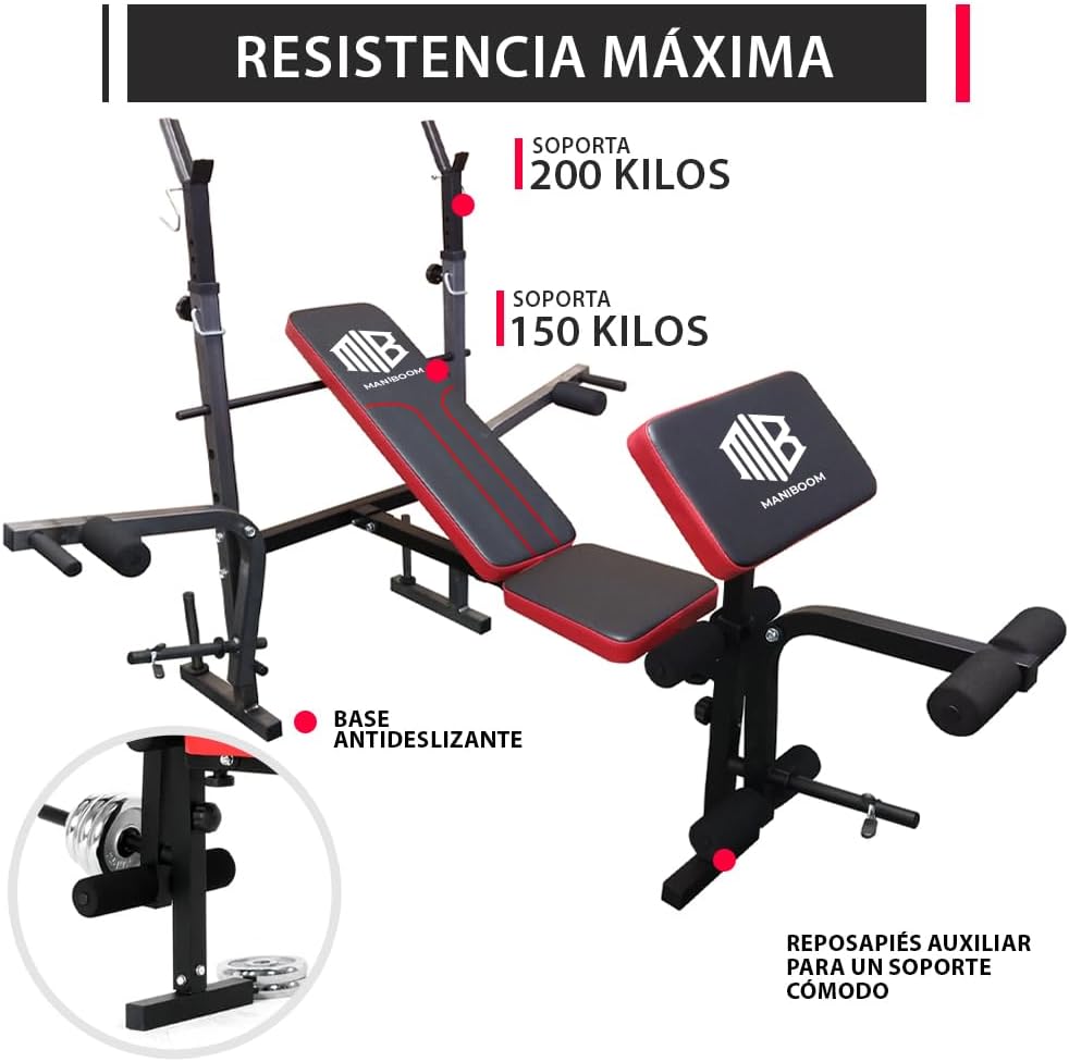 Banco de Musculacion Multifunción
