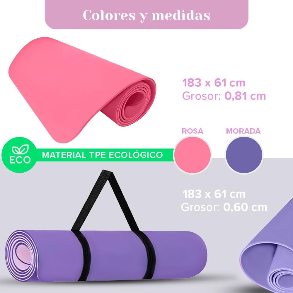 Esterilla de Yoga y Pilates ManiBoom