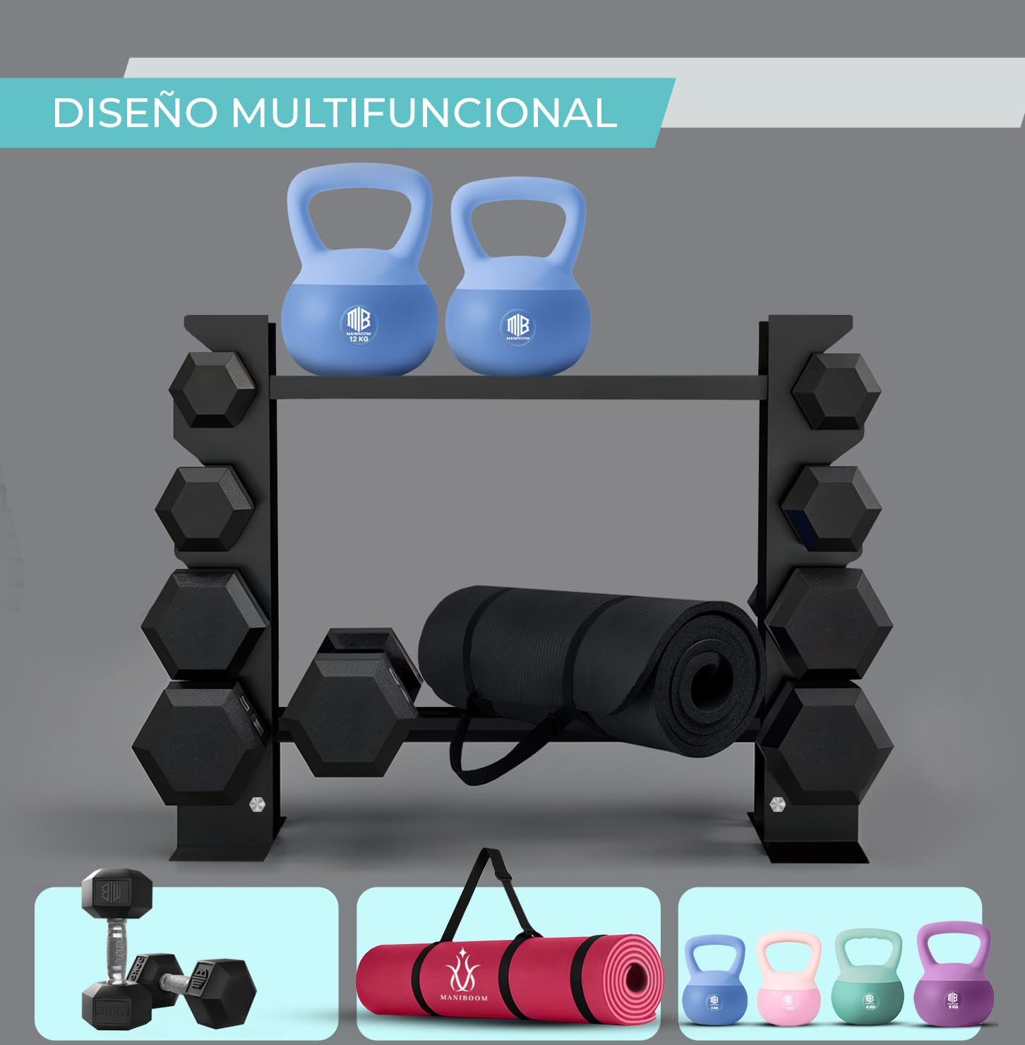 Soporte para Mancuernas ManiBoom