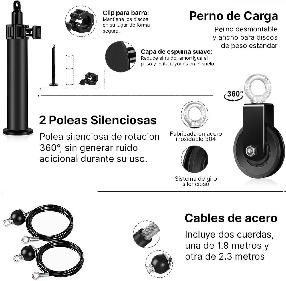 Sistema de Polea ManiBoom