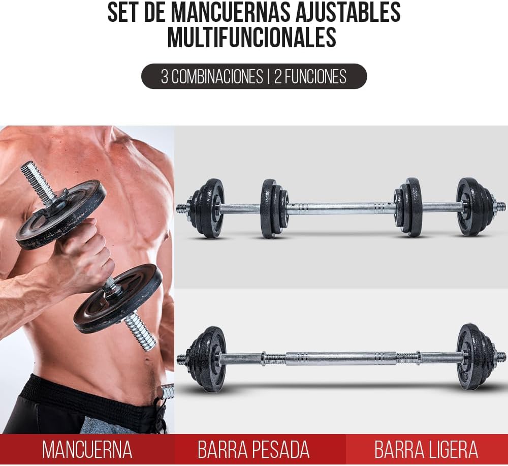 Maletín de Mancuernas Ajustables ManiBoom