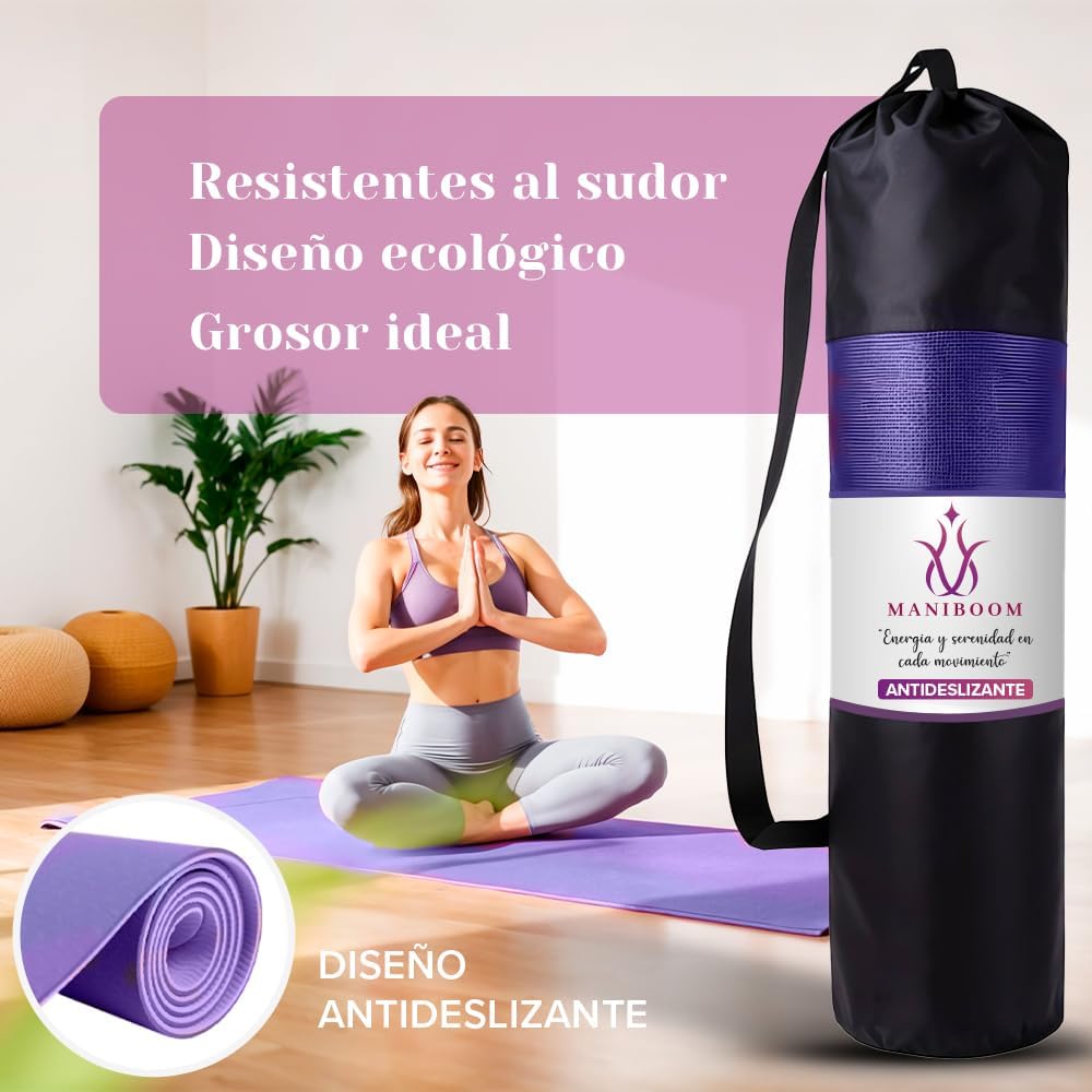 Esterilla de Yoga y Pilates ManiBoom