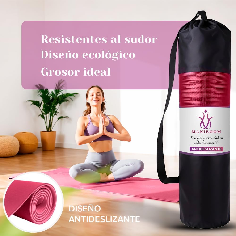 Esterilla de Yoga y Pilates ManiBoom